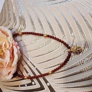 Metropolitan Museum of Art 1994 Middle Eastern Revival Gold Tone Mask Necklace